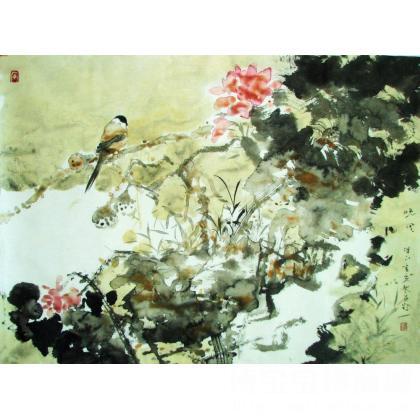何洋 晚风 类别: 中国画/年画/民间美术